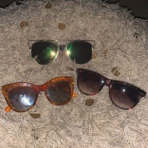 Sunglasses! All sold separately!